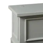 Skrzynia o konstrukcji z litej topoli Made in Italy - Dievis Viadurini