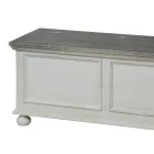 Skrzynia o konstrukcji z litej topoli Made in Italy - Dievis Viadurini