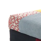 Skrzynia do przechowywania z patchworkowej tkaniny - Bromo Viadurini