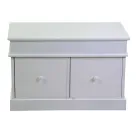 Drewniana komoda wewnętrzna z 2 szufladami - Meduse Viadurini