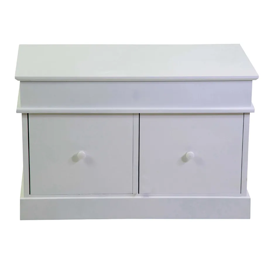 Drewniana komoda wewnętrzna z 2 szufladami - Meduse Viadurini