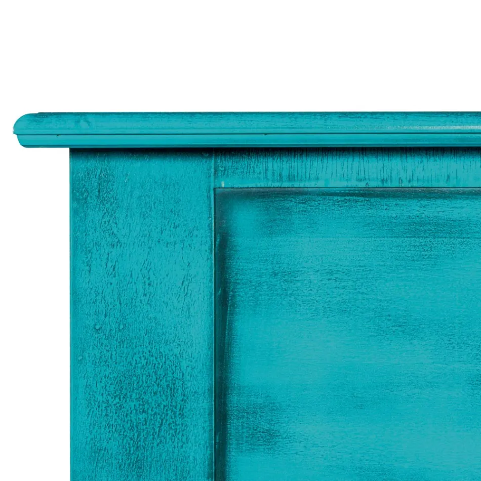 Skrzynia z fornirowanego drewna z różnymi wykończeniami Made in Italy - Krishna Viadurini