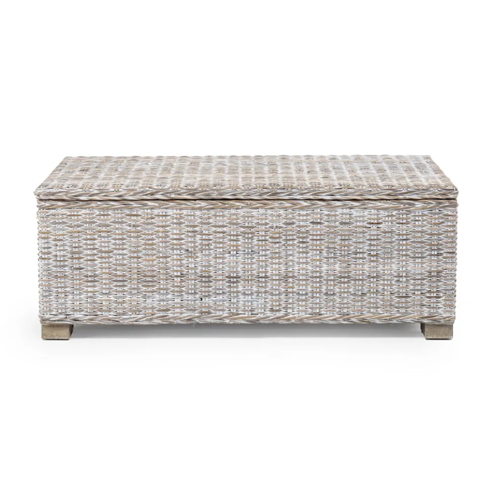 Skrzynia zewnętrzna z naturalnego włókna Kubù - Nogitsune Viadurini