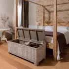 Skrzynia zewnętrzna z naturalnego włókna Kubù - Nogitsune Viadurini