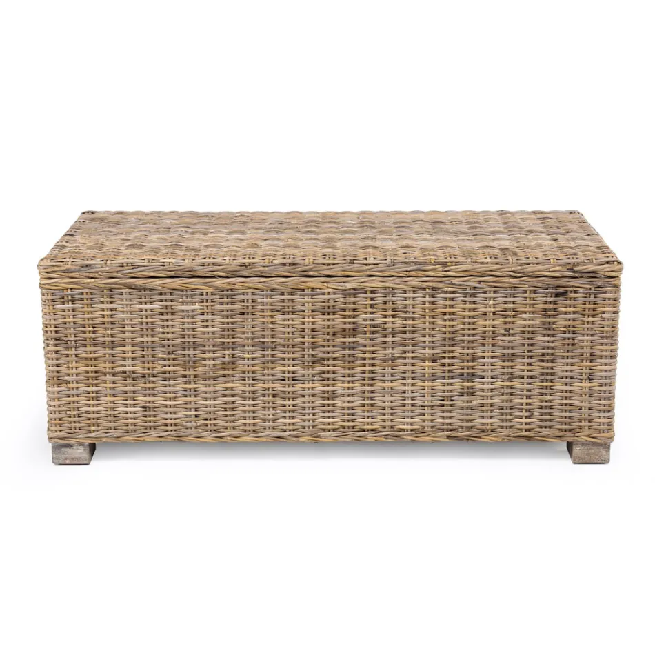 Skrzynia zewnętrzna z naturalnego włókna Kubù - Nogitsune Viadurini