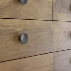 Komoda z drewna mango z 6 szufladami w stylu vintage - Desiderio Viadurini
