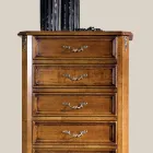 Klasyczna drewniana komoda z 7 lub 5 szufladami Made in Italy - Richard Viadurini