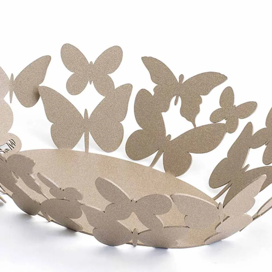 Nowoczesne owalne centralne białe lub beżowe żelazo Made in Italy - Leiden Viadurini