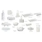 Nowoczesny owalny centralny element wykonany z ręcznie wykonanego ze szlachetnego żelaza ręcznie robionego we Włoszech - Leiden Viadurini