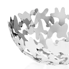 Okrągły Centralny Współczesny Design Zdobiony Srebrnym Metalem - Cordoba Viadurini