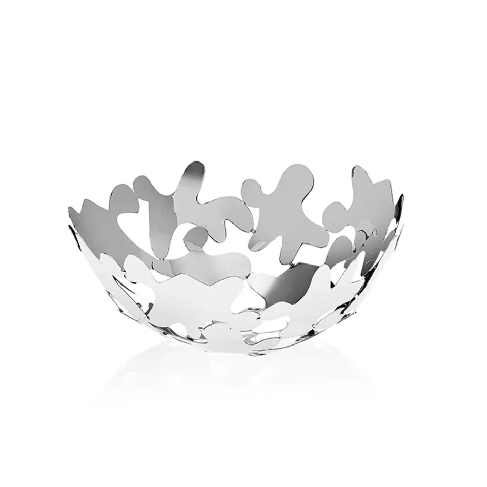 Okrągły Centralny Współczesny Design Zdobiony Srebrnym Metalem - Cordoba Viadurini