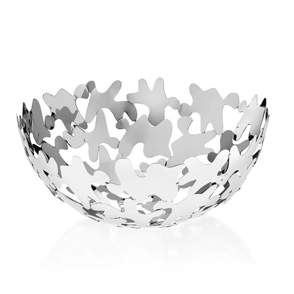 Okrągły Centralny Współczesny Design Zdobiony Srebrnym Metalem - Cordoba Viadurini