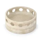 Satynowa marmurowa ozdoba/taca kieszonkowa Made in Italy - Hinata Viadurini