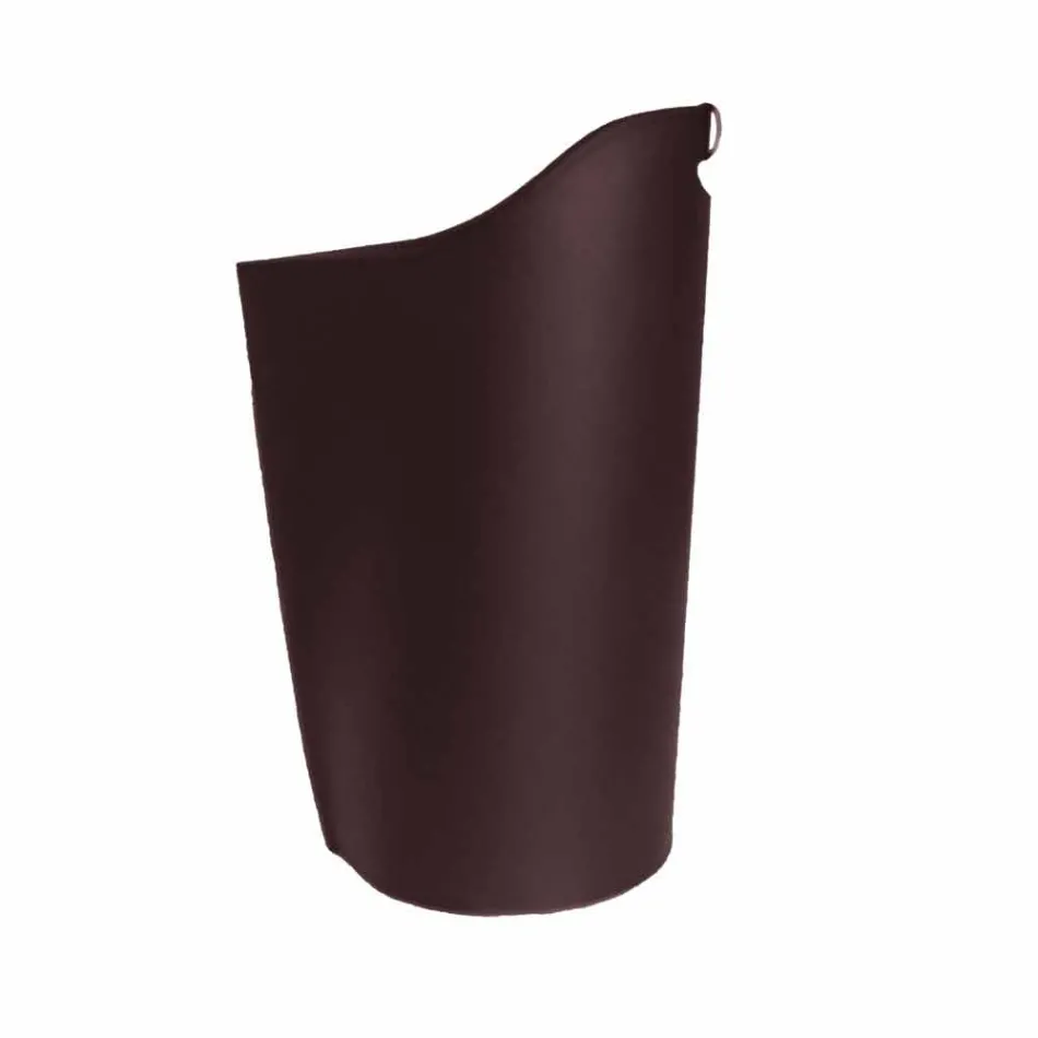 Uchwyt pellet kryty kosz skórzany 15 kg Sapel projekt Viadurini