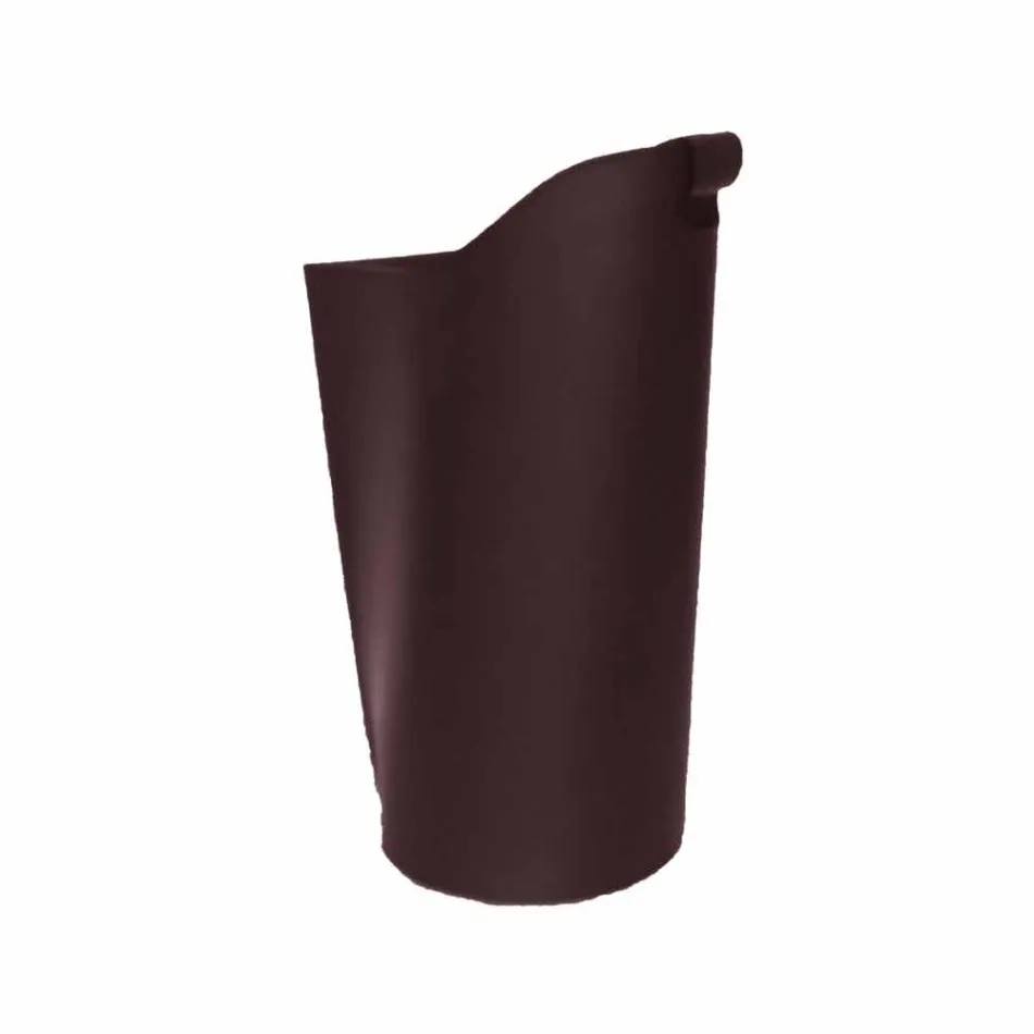 Uchwyt pellet kryty kosz skórzany 15 kg Sapel projekt Viadurini