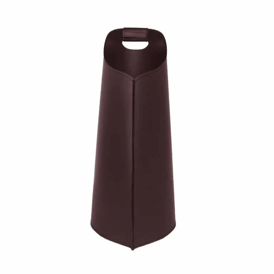 Uchwyt pellet kryty kosz skórzany 15 kg Sapel projekt Viadurini