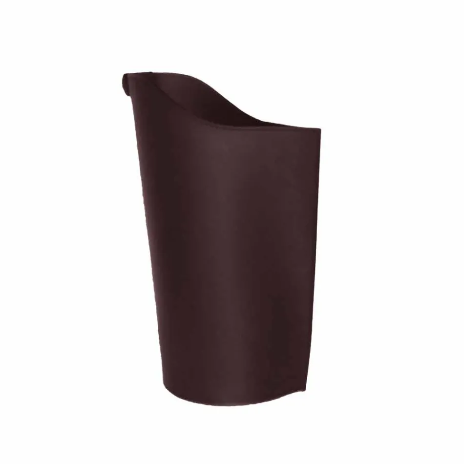 Uchwyt pellet kryty kosz skórzany 15 kg Sapel projekt Viadurini