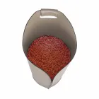 Uchwyt pellet kryty kosz skórzany 15 kg Sapel projekt Viadurini