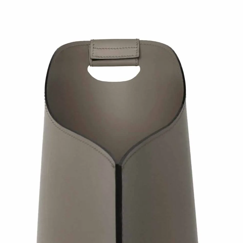 Uchwyt pellet kryty kosz skórzany 15 kg Sapel projekt Viadurini