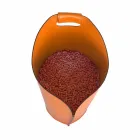 Uchwyt pellet kryty kosz skórzany 15 kg Sapel projekt Viadurini