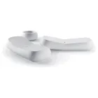 Designerski szezlong zewnętrzny z białego polietylenu Wyprodukowano we Włoszech - Ervin Viadurini