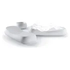 Designerski szezlong zewnętrzny z białego polietylenu Wyprodukowano we Włoszech - Ervin Viadurini