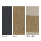 Szezlong zewnętrzny z żelaza i ręcznie robionej tkaniny Made in Italy - Relax Viadurini