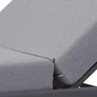 Szezlong ogrodowy z aluminium pokrytego tkaniną - Eufemia Viadurini
