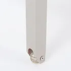 Rozkładany szezlong ogrodowy z aluminium, Homemotion, 4 sztuki - Lester Viadurini