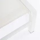 Rozkładany szezlong ogrodowy z aluminium, Homemotion, 4 sztuki - Lester Viadurini