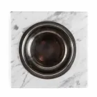 Miska dla psów i kotów w białym marmurze z Carrary Made in Italy - Ciotta Viadurini