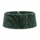 Nowoczesna miska dla psa i kota z różowego marmuru Portugalia lub zielonego marmuru z Gwatemali - Catt Viadurini