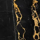 Duża okrągła miska z marmuru Portoro lub Paonazzo Made in Italy - Glazer Viadurini