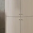 Kolumna z czterema drzwiami z przetwarzaniem Cannetté Made in Italy - Candy Viadurini