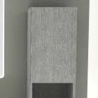 Kolumna łazienkowa z 2 drzwiami w nowoczesnym designie z ekologicznego drewna Ambra, wyprodukowana we Włoszech Viadurini