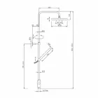 Okrągła kolumna prysznicowa z mosiądzu z prysznicem ręcznym Made in Italy - Amadeo Viadurini