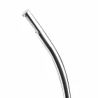 Zewnętrzna kolumna prysznicowa ze stali z wbudowaną głowicą prysznicową Made in Italy - Yuki Viadurini