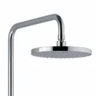 Teleskopowa i regulowana kolumna prysznicowa z chromowanego mosiądzu Made in Italy - Naspo Viadurini