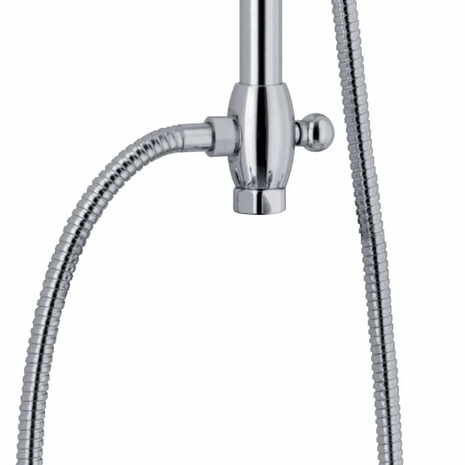 Teleskopowa kolumna prysznicowa z mosiądzu Klasyczny design Made in Italy - Nesto Viadurini