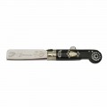 Antyczny nóż Buffalo Horn ze srebrnymi detalami Made in Italy - Blade