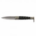Nóż Calabrese Torciglione z ostrzem ze stali 7,5 cm Made in Italy - Bria