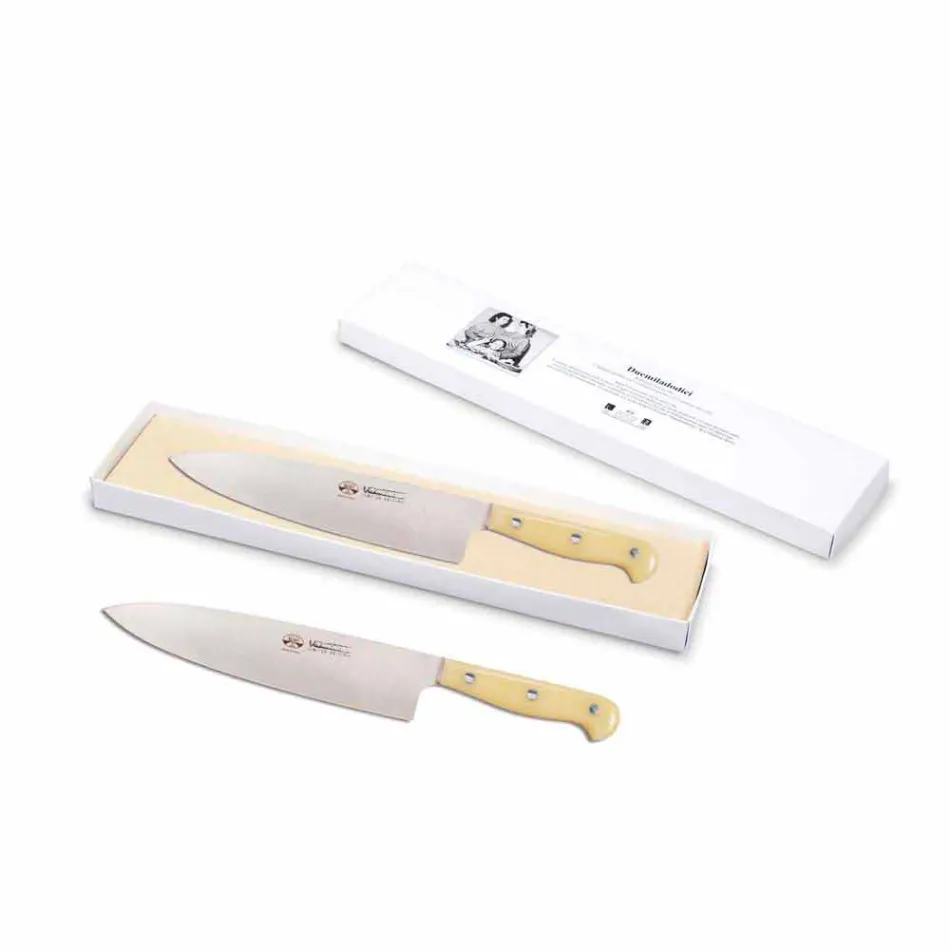 Nóż Berti ze stali nierdzewnej do mięsa i sera Exclusive for Viadurini - Arosio Viadurini