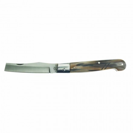 Ręcznie robiony nóż do mucety ze stalowym ostrzem Made in Italy - Zeletta Viadurini