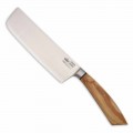 Nóż Usuba z ostrzem stalowym 16 cm Wykonany ręcznie we Włoszech - Dedolo