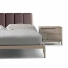 Komody z szufladami Dresser 2 w nowoczesnym stylu z litego drewna orzechowego, Nino Viadurini