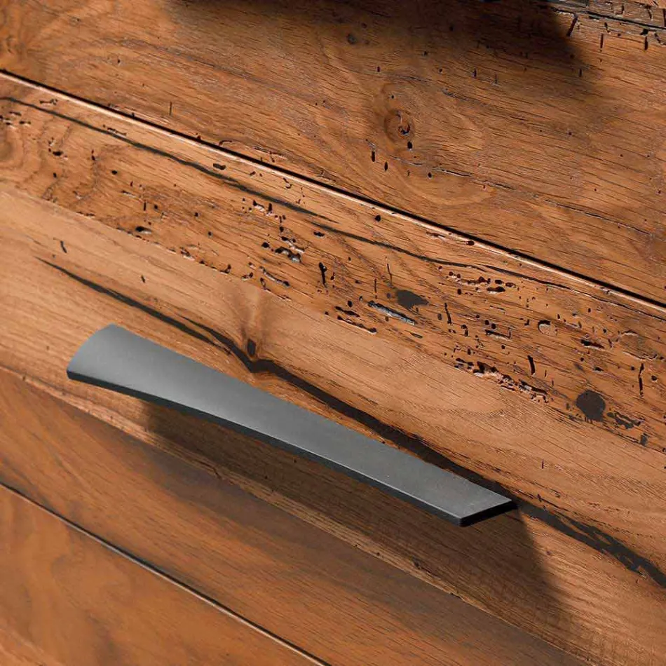 Nowoczesny design kredens 3-szufladowy, W 131 x D 55 x wys. 80 cm, Sandro Viadurini