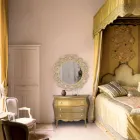 Zaokrąglona komoda z 3 szufladami w różnych wykończeniach Made in Italy - Gamad Viadurini