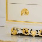 zaprojektować drewniane skrzynie z 4 szufladami Zucchiego, wykonane we Włoszech Viadurini