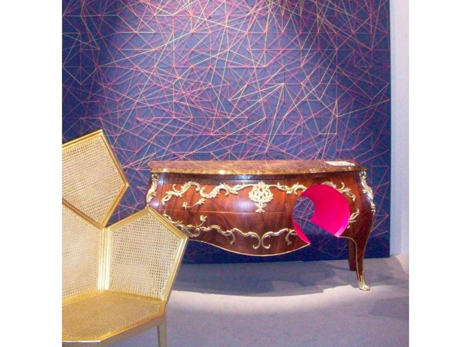 Marmurowa komoda i dekoracje w designie, wykonane we Włoszech, Gildo Viadurini