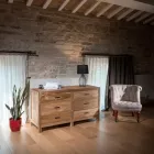 Komoda z litego drewna tekowego z 6 szufladami - Muay Viadurini